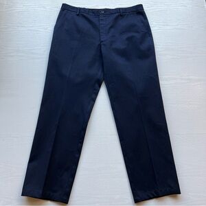 Etro Dress Pants Mens 36x32 Blue Straight Leg Stretch Cotton